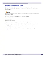 Preview for 98 page of Extreme Networks BlackDiamond 8810 Hardware Installation Manual
