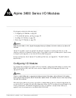 Preview for 181 page of Extreme Networks e" series Hardware Installation Manual