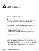 Preview for 309 page of Extreme Networks e" series Hardware Installation Manual