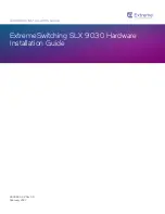 Preview for 1 page of Extreme Networks EN-SLX-9030-48S-4C Hardware Installation Manual