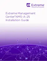 Extreme Networks Extreme Management Center NMS-A-25 Installation Manual preview