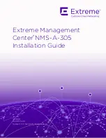 Extreme Networks Extreme Management Center NMS-A-305 Installation Manual предпросмотр