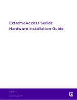 Extreme Networks ExtremeAccess Series Hardware Installation Manual preview