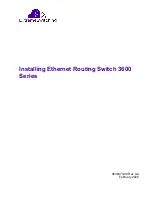 Extreme Networks ExtremeSwitching 3600 Series Installation Manual preview