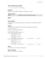 Предварительный просмотр 933 страницы Extreme Networks ExtremeWare 7.3.0 Command Reference Manual