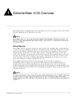 Предварительный просмотр 17 страницы Extreme Networks ExtremeWare XOS 10.1 Manual