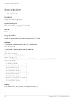 Предварительный просмотр 168 страницы Extreme Networks ExtremeWare XOS 11.0 Command Reference Manual
