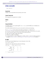 Предварительный просмотр 98 страницы Extreme Networks ExtremeWare XOS 11.5 Command Reference Manual