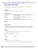 Предварительный просмотр 220 страницы Extreme Networks ExtremeWare XOS 11.5 Command Reference Manual
