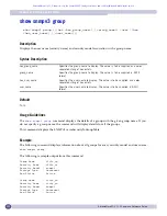 Предварительный просмотр 222 страницы Extreme Networks ExtremeWare XOS 11.5 Command Reference Manual