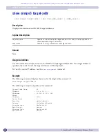 Предварительный просмотр 228 страницы Extreme Networks ExtremeWare XOS 11.5 Command Reference Manual