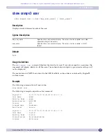 Предварительный просмотр 233 страницы Extreme Networks ExtremeWare XOS 11.5 Command Reference Manual