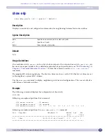 Предварительный просмотр 371 страницы Extreme Networks ExtremeWare XOS 11.5 Command Reference Manual