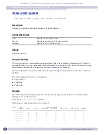 Предварительный просмотр 398 страницы Extreme Networks ExtremeWare XOS 11.5 Command Reference Manual
