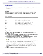 Предварительный просмотр 705 страницы Extreme Networks ExtremeWare XOS 11.5 Command Reference Manual