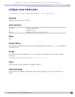 Предварительный просмотр 749 страницы Extreme Networks ExtremeWare XOS 11.5 Command Reference Manual