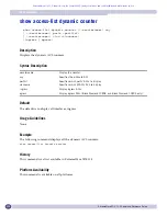 Предварительный просмотр 850 страницы Extreme Networks ExtremeWare XOS 11.5 Command Reference Manual