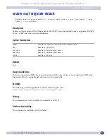 Предварительный просмотр 1589 страницы Extreme Networks ExtremeWare XOS 11.5 Command Reference Manual