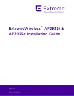 Extreme Networks ExtremeWireless AP3935e Installation Manual preview