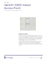 Preview for 1 page of Extreme Networks IdentiFi 3600 Datasheet