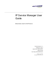 Extreme Networks IP Service Manager User Manual preview