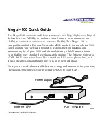 Extreme Networks Mogul-100 Quick Manual preview