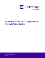 Extreme Networks Purview PV-A-300 Installation Manual preview