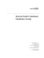 Extreme Networks Summit Summit1i Hardware Installation Manual preview