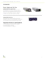 Preview for 4 page of Extreme Networks Summit X650 Series Datasheet