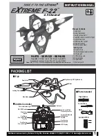 Preview for 1 page of Extreme RC Extreme F-22 Instruction Manual