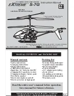 Preview for 1 page of Extreme RC S-7G Instruction Manual