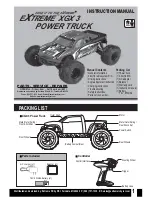 Extreme RC XGX 3 Instruction Manual preview