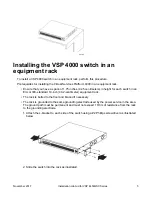 Preview for 5 page of EXTREME SWITCHING VSP 4450GSX Series Installation Job Aid