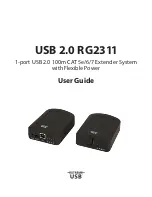 Предварительный просмотр 1 страницы Extreme USB RG2311 User Manual