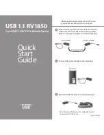 Extreme USB USB 1.1 RV1850 Quick Start Manual предпросмотр