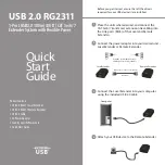 Extreme USB USB 2.0 RG2311 Quick Start Manual предпросмотр