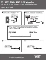 Предварительный просмотр 1 страницы Extreme USB VU5353 Quick Start Manual