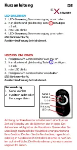 Предварительный просмотр 2 страницы ExtremeLine EXREMOTE Brief Instruction