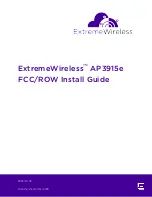 Предварительный просмотр 1 страницы ExtremeWireless AP3915e Install Manual