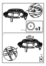 Preview for 9 page of Extremis Pantagruel picnic Assembly Instructions Manual