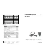 Extron electronics 13W3-to-VGA Cables and Adapters User Manual предпросмотр