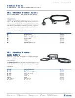 Preview for 1 page of Extron electronics 26-018-02 Specifications