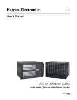 Preview for 1 page of Extron electronics 6400s User Manual