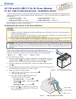 Предварительный просмотр 1 страницы Extron electronics AC 102 Installation Manual