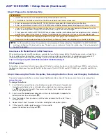 Предварительный просмотр 2 страницы Extron electronics ACP 105 EU/MK Setup Manual