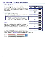 Предварительный просмотр 4 страницы Extron electronics ACP 105 EU/MK Setup Manual