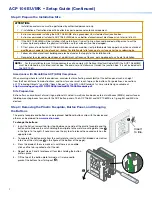 Preview for 2 page of Extron electronics ACP 106 EU Setup Manual