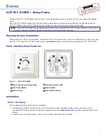 Extron electronics ACP VC1 EU/MK Setup Manual preview