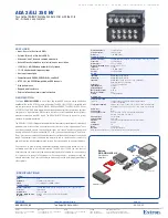 Extron electronics ADA 2/GLI 350 HV Specifications предпросмотр