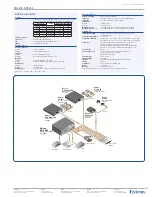 Предварительный просмотр 2 страницы Extron electronics ASA 204 Specification Sheet